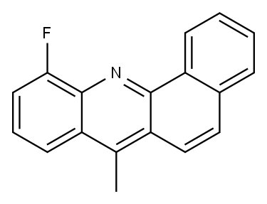 11-Fluoro-7-methylbenz[c]acridine Structure