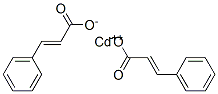 ビス(3-フェニルプロペン酸)カドミウム 化学構造式