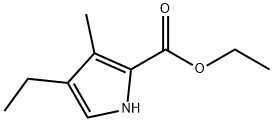 1H-Pyrrole-2-carboxylicacid,4-ethyl-3-methyl-,ethylester(9CI) Structure