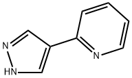 2-(1H-ピラゾール-4-イル)ピリジン 化学構造式