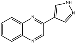2-(1H-吡唑-4-基)喹喔啉 结构式