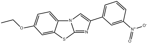 7-ETHOXY-2-(3-NITROPHENYL)IMIDAZO[2,1-B][1,3]BENZOTHIAZOLE Structure