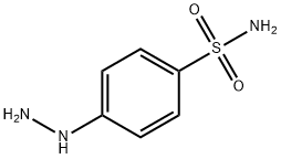 1-(4-スルファモイルフェニル)ヒドラジン 化学構造式