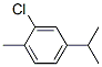 2-Chloro-1-methyl-4-(1-methylethyl)benzene Struktur