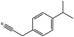4-イソプロピルフェニルアセトニトリル 化学構造式
