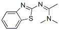 Ethanimidamide, N-2-benzothiazolyl-N,N-dimethyl- (9CI) Structure
