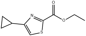 Ethyl  4-Cyclopropyl-1,3-thiazole-2-carboxylate Structure