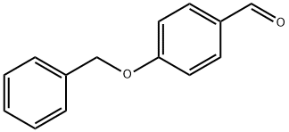 4-ベンジルオキシベンズアルデヒド 化学構造式
