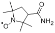 [3-(アミノカルボニル)-2,2,5,5-テトラメチル-1-ピロリジルオキシ]ラジカル 化学構造式