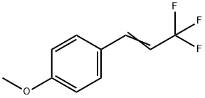 1-Methoxy-4-[(1E)-3,3,3-trifluoroprop-1-en-1-
yl]benzene 化学構造式