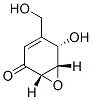 7-Oxabicyclo[4.1.0]hept-3-en-2-one, 5-hydroxy-4-(hydroxymethyl)-, (1S,5S,6S)- (9CI) Structure
