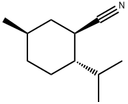 Cyclohexanecarbonitrile, 5-methyl-2-(1-methylethyl)-, (1R,2S,5R)- (9CI) Structure