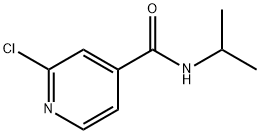 2-氯-N-异丙基吡啶-4-甲酰胺, 439931-33-6, 结构式