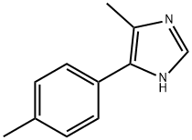 1H-IMIDAZOLE, 4-METHYL-5-(4-METHYLPHENYL)-, 439931-81-4, 结构式