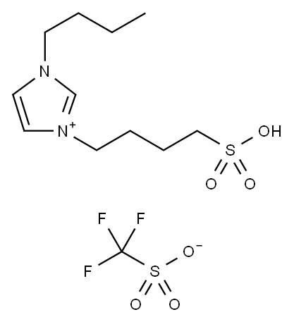 4-(3-BUTYL-1-IMIDAZOLIO)-1-BUTANESULFONI 化学構造式