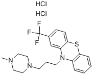 10-(3-(4-Methyl-1-piperazinyl)-propyl)-2-(trifluor-methyl)-10H-dihydrochlorid