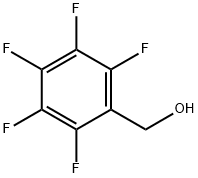 2,3,4,5,6-Pentafluorobenzyl alcohol Struktur
