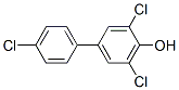 4-HYDROXY-3,4',5-TRICHLOROBIPHENYL Structure