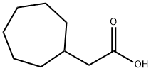 シクロヘプチル酢酸 化学構造式