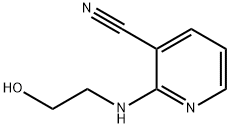 2-(3-cyano-pyridin-2-ylamino)ethanol Struktur