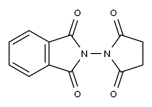 1H-Isoindole-1,3(2H)-dione, 2-(2,5-dioxo-1-pyrrolidinyl)- 结构式