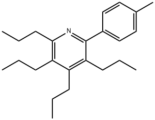 2,3,4,5-TETRAPROPYL-6-P-TOLYL-PYRIDINE Structure