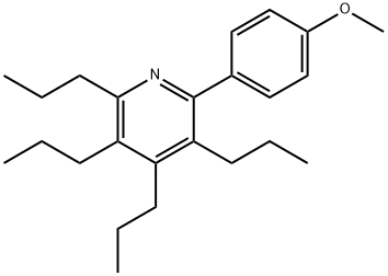 2-(4-METHOXY-PHENYL)-3,4,5,6-TETRAPROPYL-PYRIDINE Structure