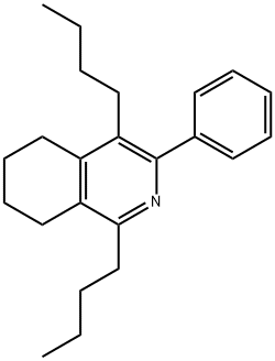 1,4-DIBUTYL-3-PHENYL-5,6,7,8-TETRAHYDRO-ISOQUINOLINE Struktur