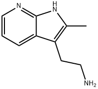 1H-Pyrrolo[2,3-b]pyridine-3-ethanamine, 2-methyl- Struktur