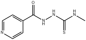 2-异烟酰基-N-甲基肼硫代甲酰胺,4406-96-6,结构式