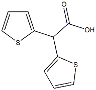 2,2-双(噻吩-2-基)乙酸, 4408-82-6, 结构式