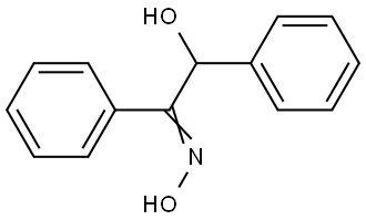 α-ベンゾイン オキシム 化学構造式