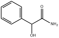 2-ヒドロキシ-2-フェニルアセトアミド 化学構造式