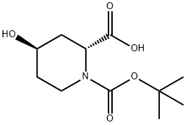 4-HYDROXY-PIPERIDINE-1,2-DICARBOXYLIC ACID 1-TERT-BUTYL ESTER Structure