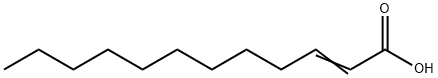 2-十二烯酸,4412-16-2,结构式