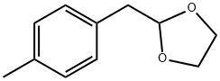 1-(1,3-ジオキソラン-2-イルメチル)-4-メチルベンゼン 化学構造式