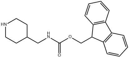 4-N-FMOC-氨甲基哌啶 结构式