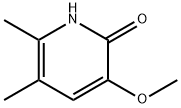 2(1H)-Pyridinone, 3-methoxy-5,6-dimethyl- (9CI) Structure