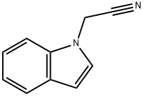1H-Indole-1-acetonitrile(9CI) Structure