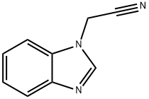2-(苯并咪唑-1-基)乙烷腈 结构式