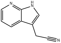 2-(1H-吡咯并[2,3-B]吡啶-3-基)乙腈, 4414-87-3, 结构式