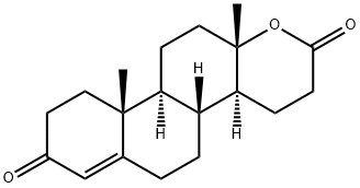 17a-オキサ-D-ホモアンドロスタ-4-エン-3,17-ジオン 化学構造式