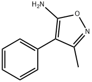 5-アミノ-3-メチル-4-フェニルイソオキサゾール 化学構造式