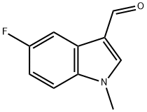 5-氟-1-甲基-1H-吲哚-3-甲醛 结构式