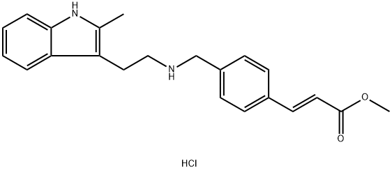 パノビノスタットカルボン酸メチルエステル塩酸塩 化学構造式