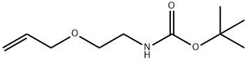 Carbamic acid, [2-(2-propenyloxy)ethyl]-, 1,1-dimethylethyl ester (9CI) Struktur