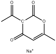 デヒドロ酢酸ナトリウム 化学構造式