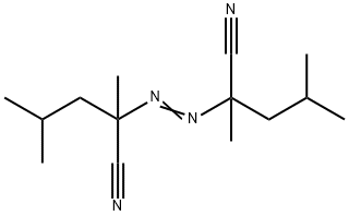 2,2'-Azobis(2,4-dimethyl)valeronitrile Structure