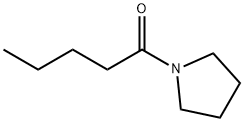 1-(1-オキソペンチル)ピロリジン 化学構造式