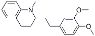 1,2,3,4-Tetrahydro-2-(3,4-dimethoxyphenethyl)-1-methylquinoline,442-33-1,结构式